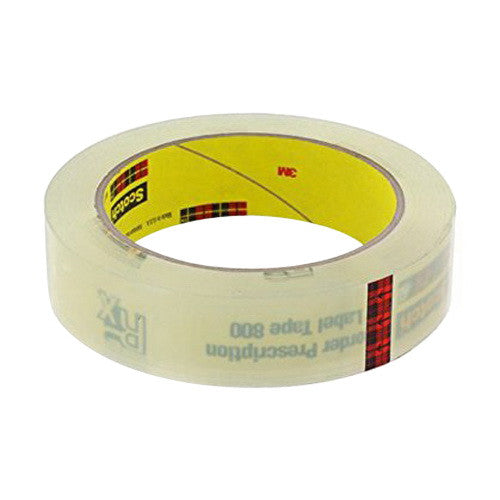 Scotch Prescription Lable Tape 72 Yd, 800 Size, 1 Ea